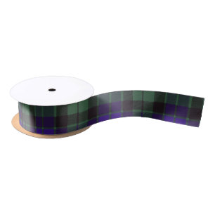 Mackay Clan karierter schottischer Tartan Satinband