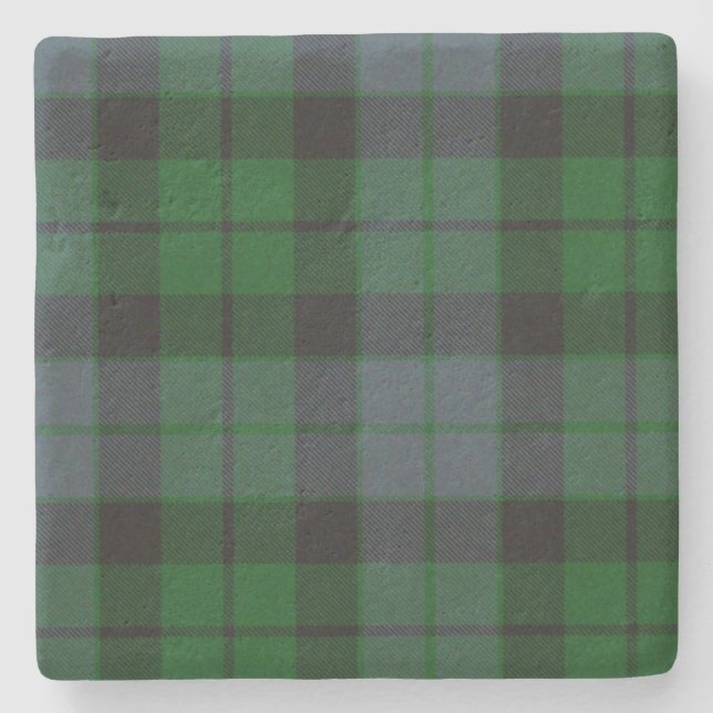 MacKay Clan Tartan Kariert Stone Untersetzer (Vorderseite)