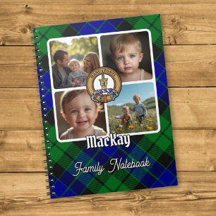 MacKay Familienfoto-Collage Notizblock