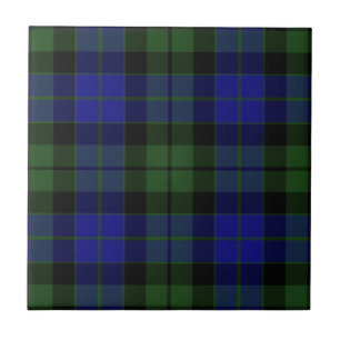 MacKay Green Clan Jagd Tartan Kariert Fliese