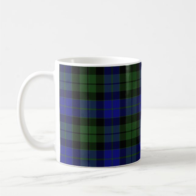 MacKay Green Scottish Clan Tartan Kariert Kaffeetasse (Links)