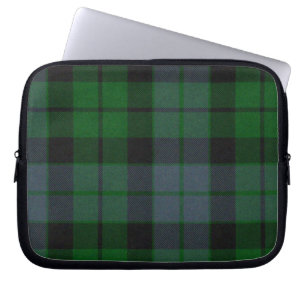 MacKay grüner Tartan-karierte Laptop-Abdeckung Laptopschutzhülle
