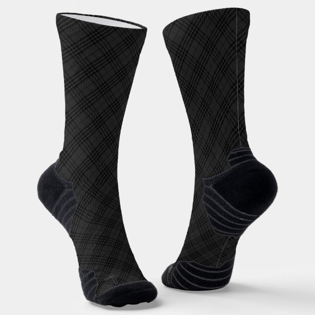 MacKay Marled Tartan Karomuster Schottisches Muste Socken (Gewinkelt)