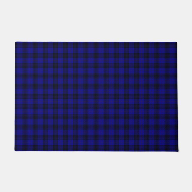 MacKay Tartan Blau kariert Fußmatte (Vorderseite)
