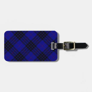 MacKay Tartan Blau kariert Gepäckanhänger