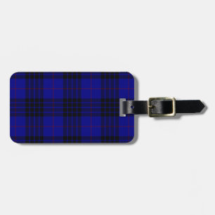MacKay Tartan Blau kariert Gepäckanhänger