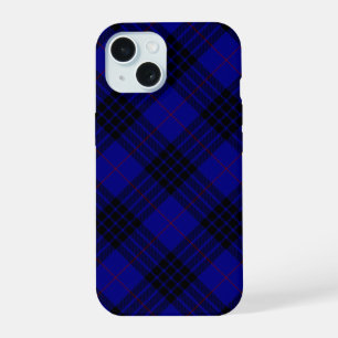 MacKay Tartan Blau kariert iPhone 15 Hülle