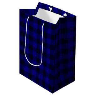 MacKay Tartan Blau kariert Mittlere Geschenktüte