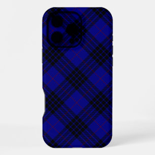 MacKay Tartan blau schwarz kariert iPhone 16 Pro Max Hülle