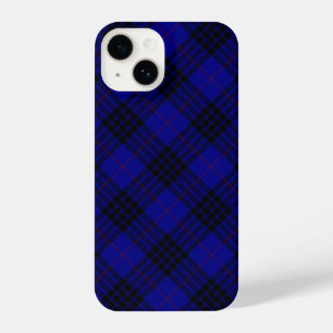 MacKay-Tartan blau-schwarzes Karo iPhone 14 Hülle