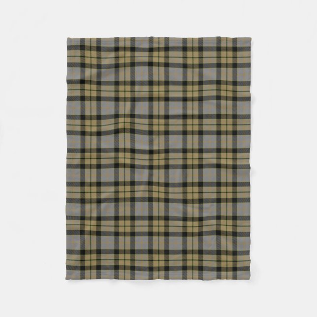MacKay verwitterte Tartan Fleecedecke (Vorderseite)