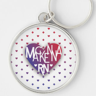Mackenna RN Lover's Heart Keychain Schlüsselanhänger