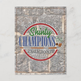 MacKenzie Ansammlung Shinty Outlandish Postcard Postkarte