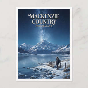 Mackenzie-Becken und Aoraki/Mount Cook Twizel Postkarte