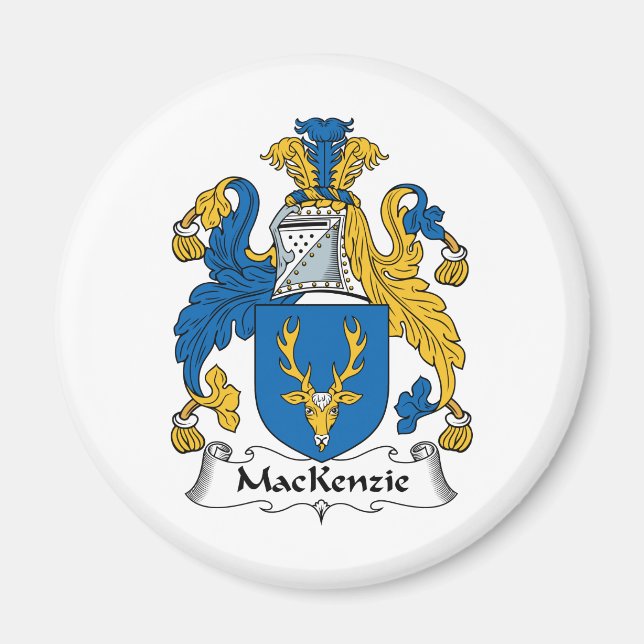 MacKenzie-Familienwappen Magnet (Vorne)
