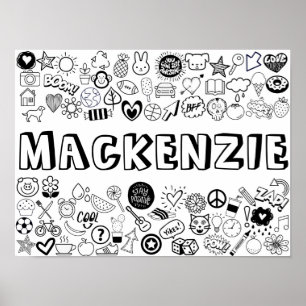 "MACKENZIE" Farbgestaltung für sich selbst - Kontu Poster