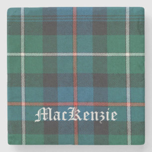 MacKenzie, MacKenzie Schottischer Tartan, MacKenzi Steinuntersetzer