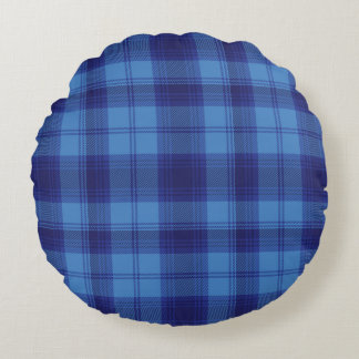 Mackenzie purple tartan Christmas Scottish Scotla Rundes Kissen