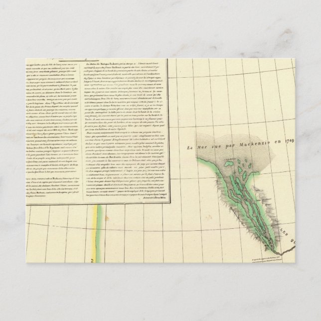 Mackenzie River, Yukon Postkarte (Vorderseite)