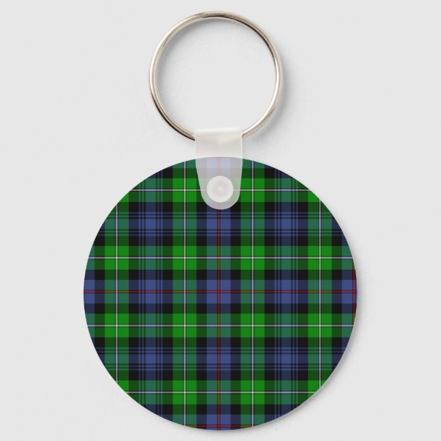 MacKenzie Tartan (aka Seaforth Highlanders Tartan) Schlüsselanhänger (Vorderseite)