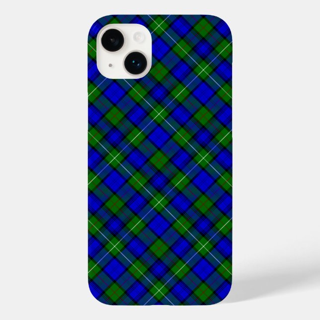 MacKenzie tartan blau kariert Case-Mate iPhone Hülle (Rückseite)