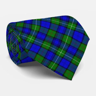 MacKenzie tartan blau kariert Krawatte
