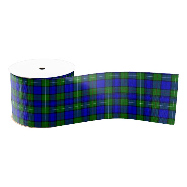 MacKenzie tartan blau kariert Ripsband (Spule)