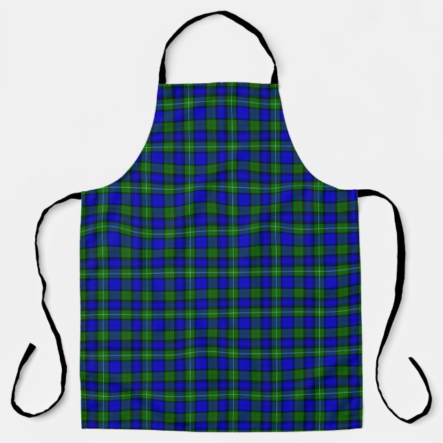 MacKenzie tartan blau kariert Schürze (Vorderseite)