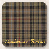 Mackenzie Tartan Untersetzer Hochzeitsgeschenk Set