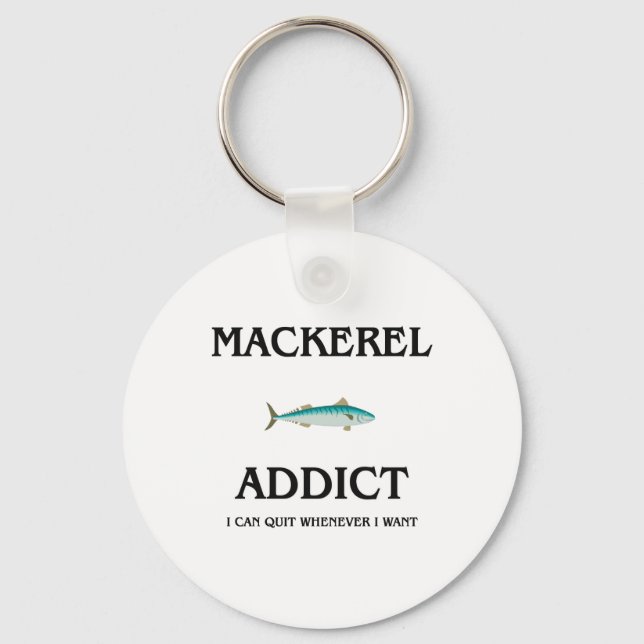 Mackerel Addict Schlüsselanhänger (Vorderseite)