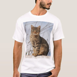 Mackerel Tabby Cat T-Shirt