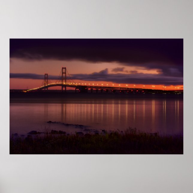 Mackinac Bridge #1240 C Poster (Vorne)