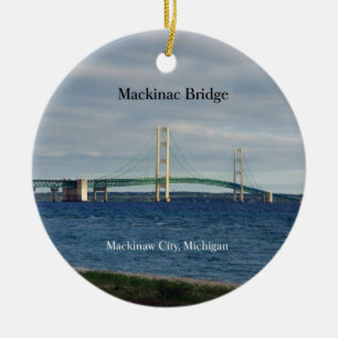 Mackinac Bridge Keramik Ornament