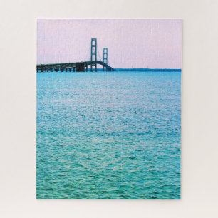 Mackinac Bridge - Lake Michigan - 16x20 - 520 Stk. Puzzle