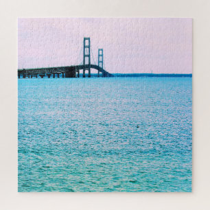 Mackinac Bridge - Lake Michigan - 20x20 - 676 Stk. Puzzle