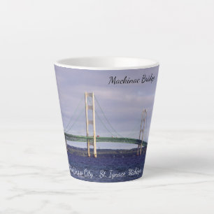 Mackinac Bridge Latte Tasse