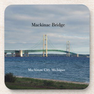 Mackinac Bridge Mackianw 6 Untersetzer