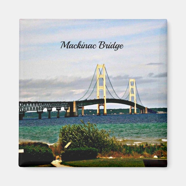 Mackinac Bridge, Mackinac Island Magnet (Vorne)