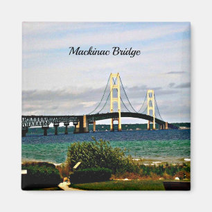 Mackinac Bridge, Mackinac Island Magnet