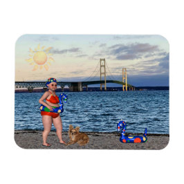 Mackinac Bridge Magnet