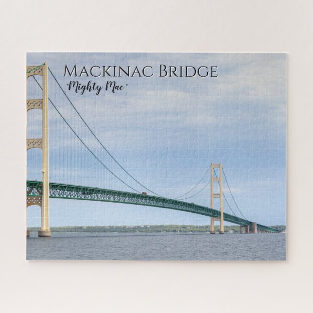 Mackinac Bridge MI, der Mighty Mac Puzzle (Horizontal)
