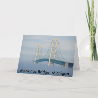 Mackinac Bridge, Michigan Karte