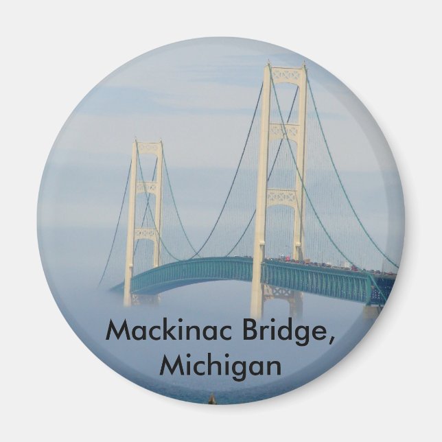 Mackinac Bridge, Michigan Magnet (Vorne)
