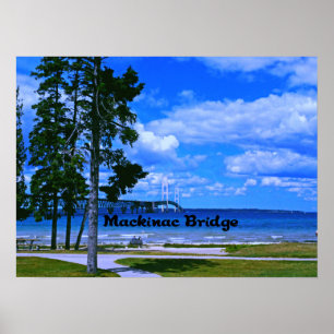 Mackinac Bridge Michigan Poster