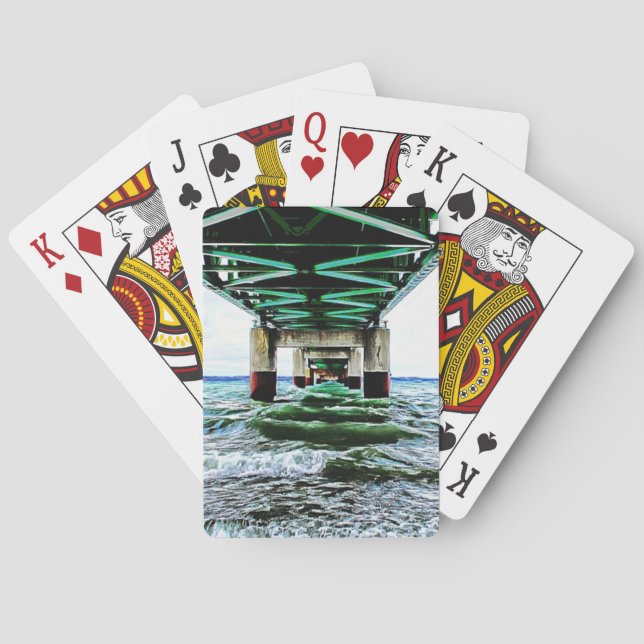 "Mackinac Bridge Playing Cards" Spielkarten (Rückseite)