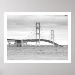 Mackinac Bridge Poster