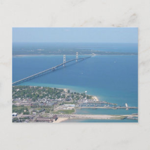 Mackinac Bridge Postkarte