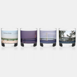 Mackinac Bridge Set 4 Brillen Whiskyglas