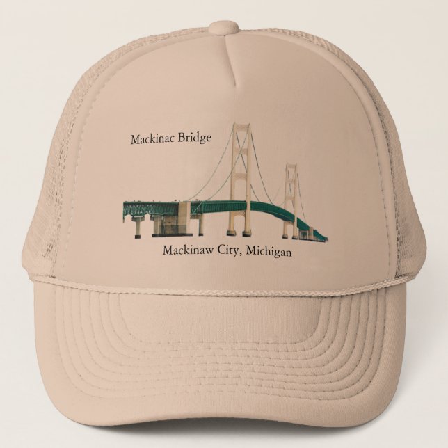 Mackinac Bridge Truckerkappe (Vorderseite)