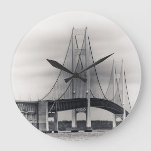 Mackinac-Brücke Große Wanduhr